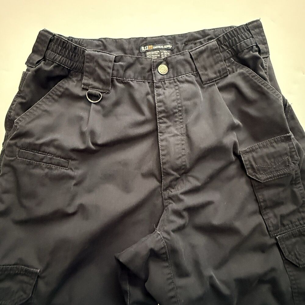 5.11 Tactical Ripstop Pants Men’s 30X36 Navy Blue Utility Cargo Workwear TAC-143